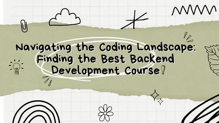 Best Backend Development Course